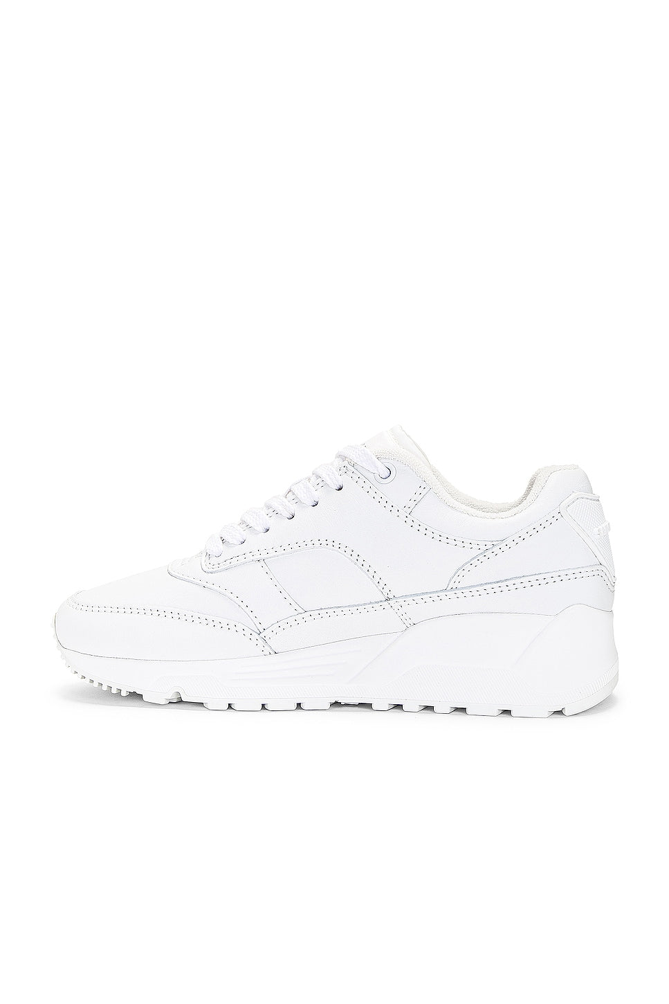 Saint Laurent New Sneaker in Blanc Optique leather tennis shoe in white