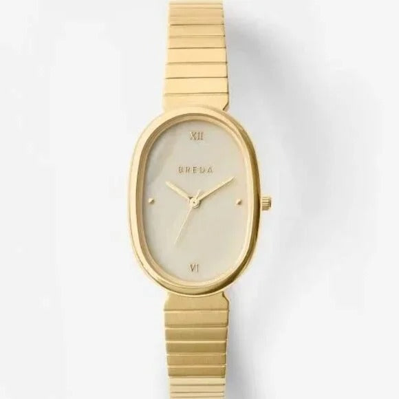 Breda Jane Watch in Gold 18k pearl face classic wrist