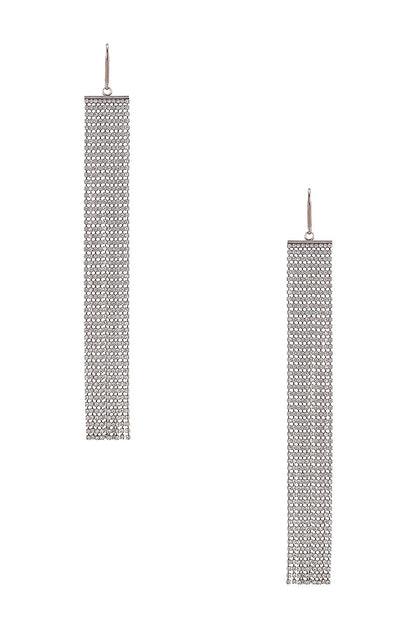Isabel Marant Favorite Earrings in Transparent & Silver chandelier dangle