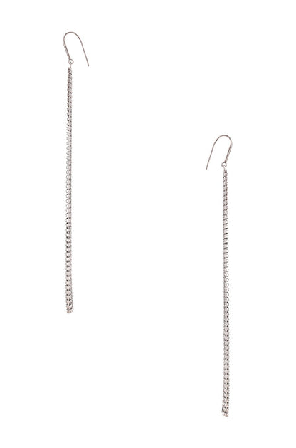 Isabel Marant Favorite Earrings in Transparent & Silver chandelier dangle