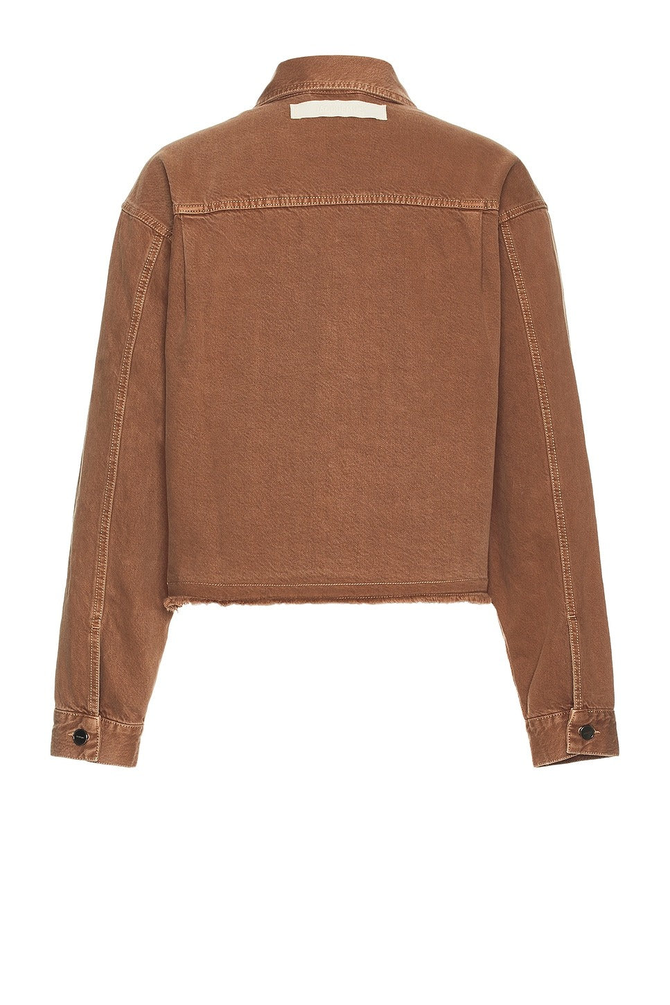 JACQUEMUS La Veste De-nimes Criollo in Camel & Beige new brown denim jacket