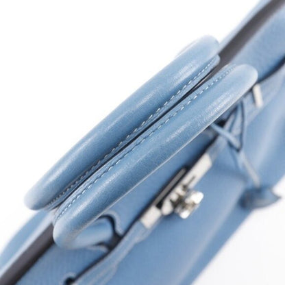 Hermes Hermes Birkin 30 Handbag Blue Jean Leather Handbag