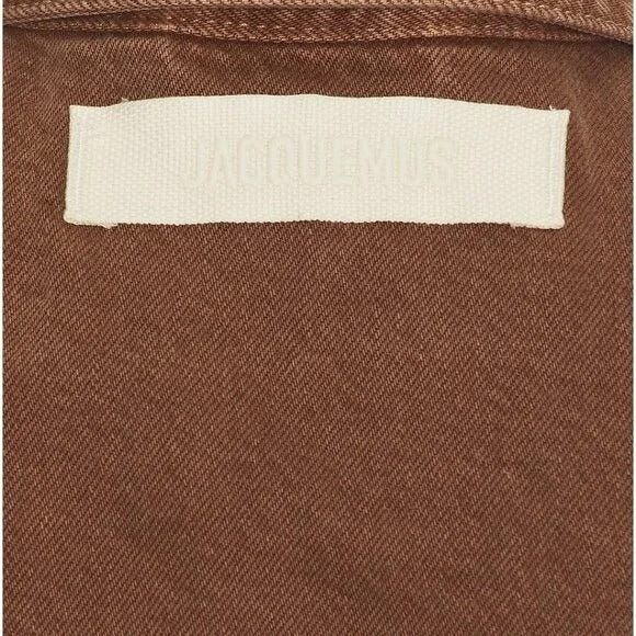 JACQUEMUS La Veste De-nimes Criollo in Camel & Beige new brown denim jacket