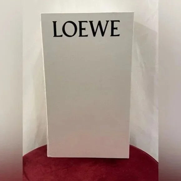 Loewe Toy Pocket Slipper in Olive green leather loafer flat house shoe